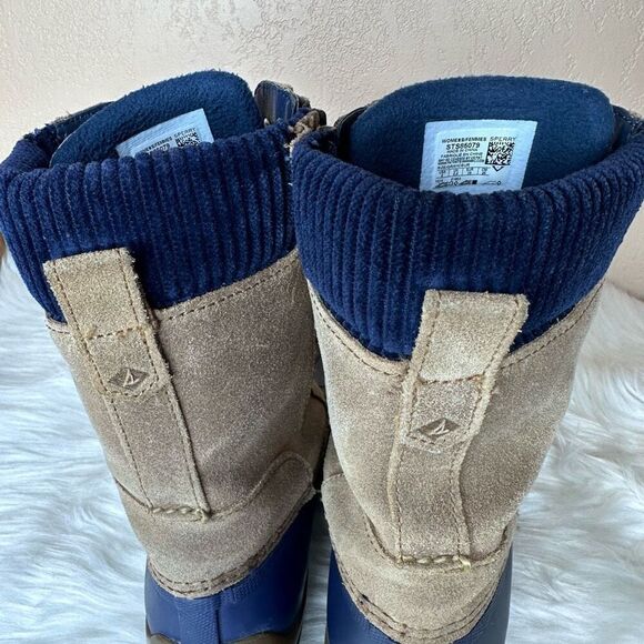 SPERRY TOP SIDER SYREN MISTY Women's Waterproof Duck Fleece Lined Boots Size 8 - Picture 9 of 15